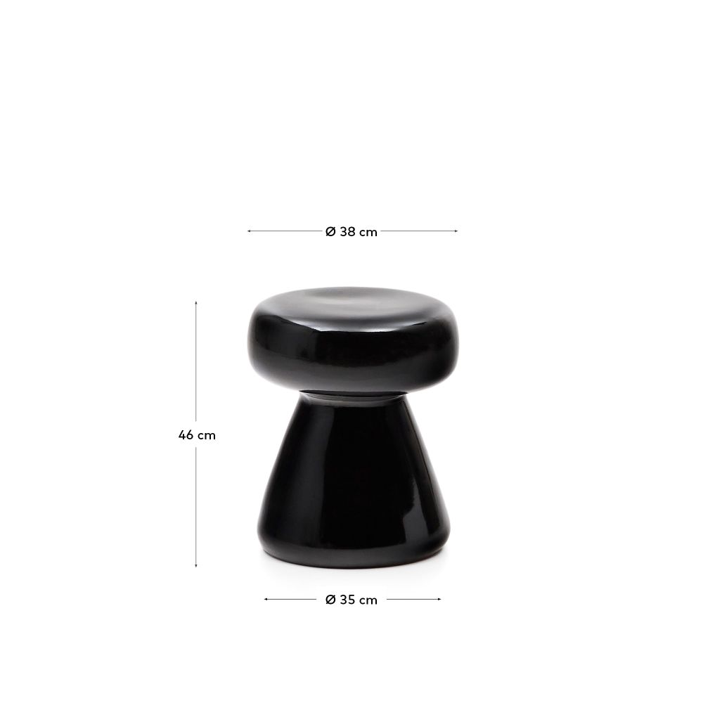 Bijzettafel Manya - Zwart Keramiek KAV J2200025KK01