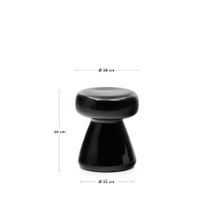 Bijzettafel Manya - Zwart Keramiek KAV J2200025KK01