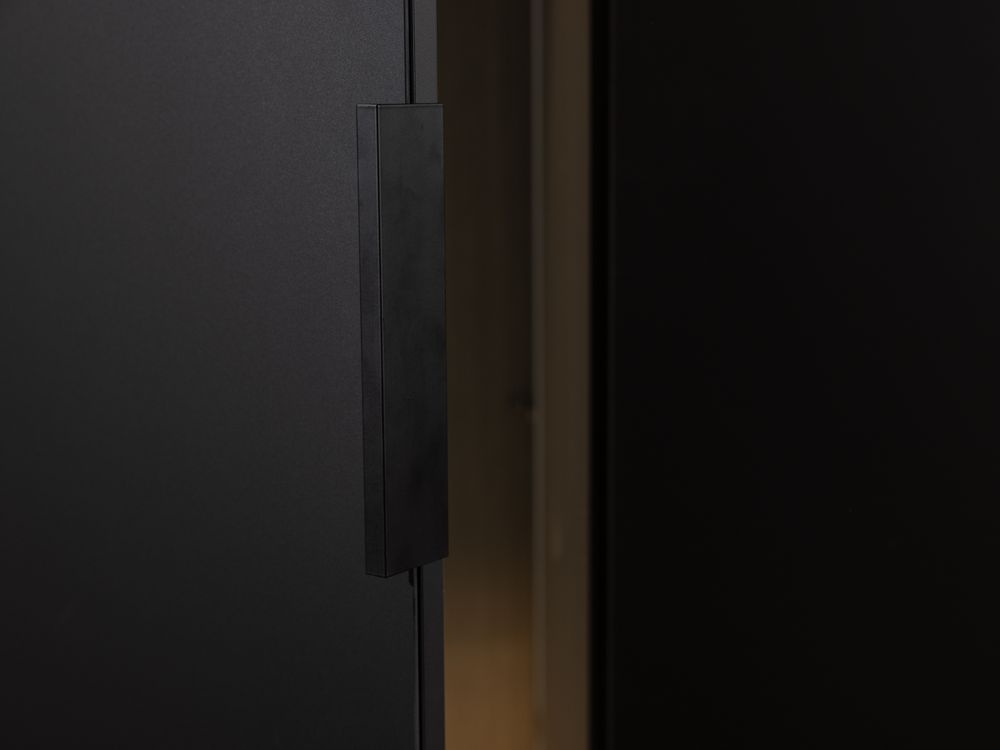 5-deurskast 20UP - Zwart/Glas C-RCH 20U C1