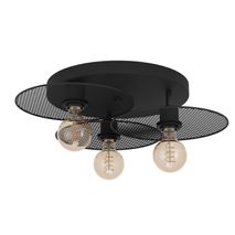 Plafondlamp IKESTON - Zwart EGL 43728