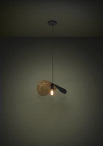 Hanglamp SACEDA - Zwart/Goud EGL 390393
