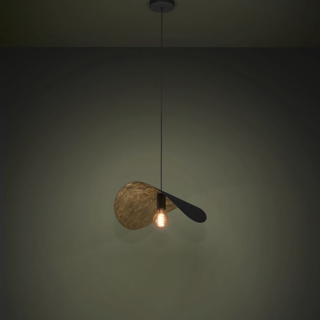 Hanglamp SACEDA - Zwart/Goud