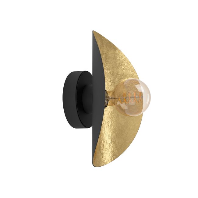 Wandlamp SACEDA - Zwart/Goud