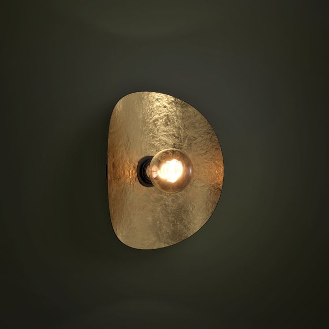 Wandlamp SACEDA - Zwart/Goud