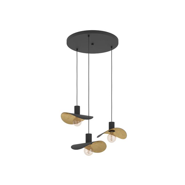 Hanglamp SACEDA - Zwart/Goud