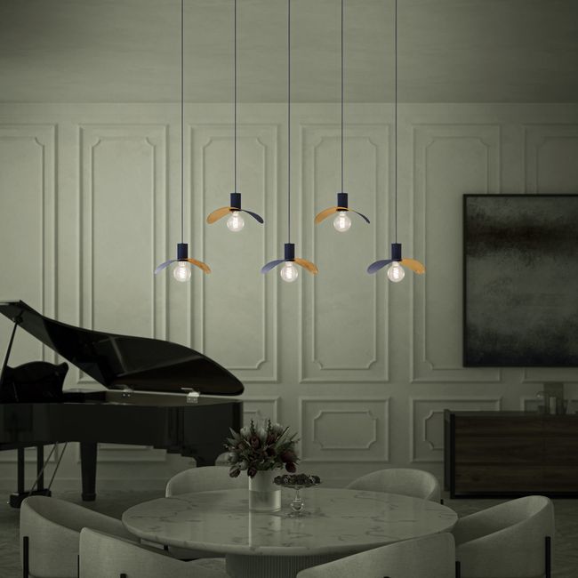Hanglamp SACEDA - Zwart/Goud