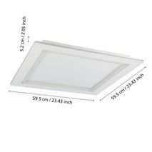 Plafondlamp vierkant PADROGIANO-Z - Wit EGL 900483