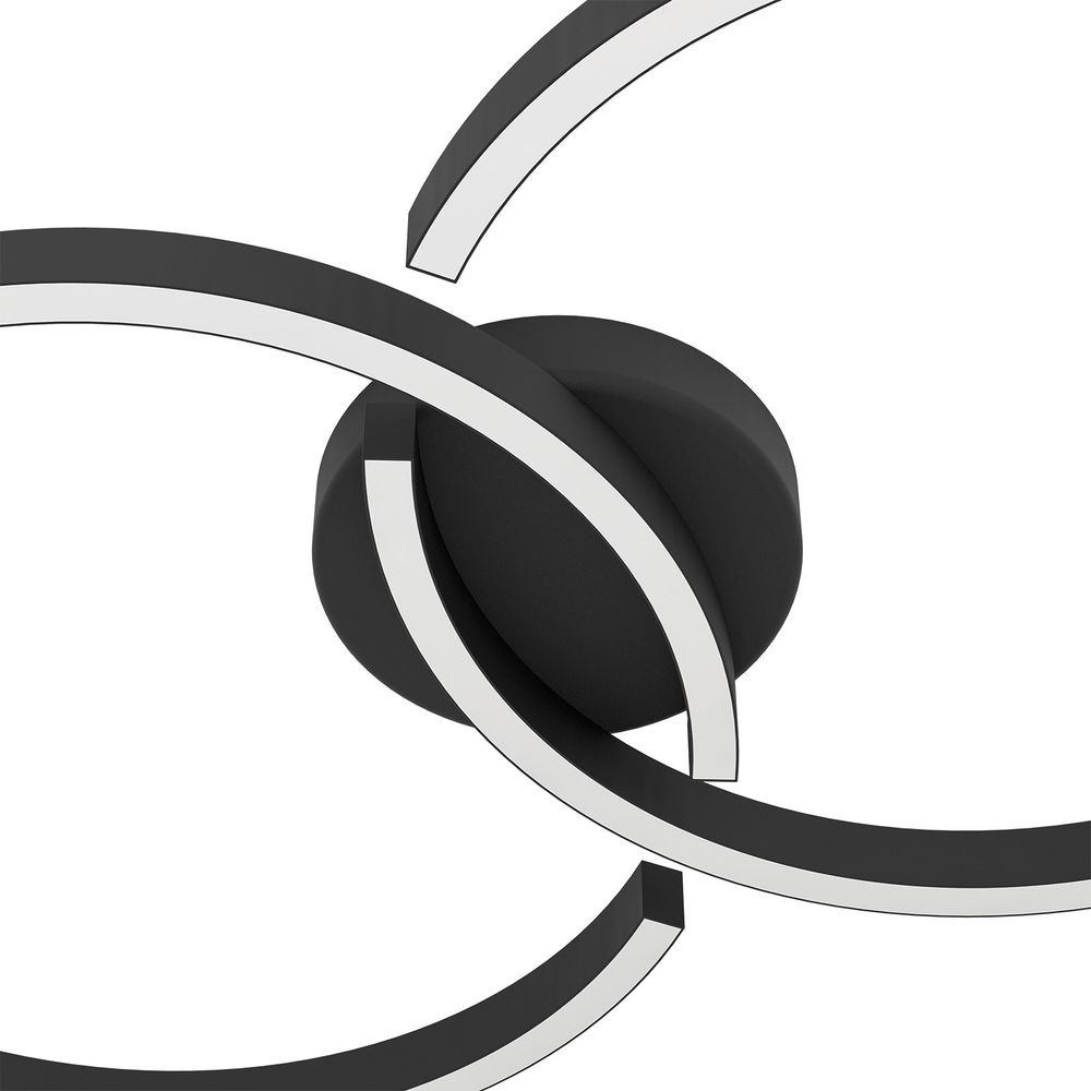 Plafondlamp AMANDOLO - Zwart EGL 900955