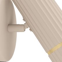 Wandlamp CAMINIA - Zand/Messing EGL 901153