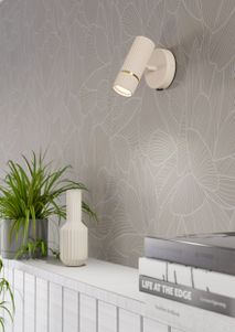 Wandlamp CAMINIA - Zand/Messing EGL 901153