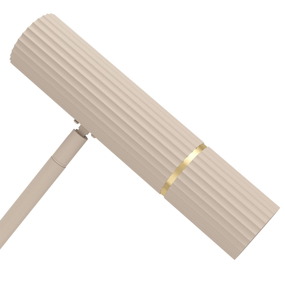 Staande lamp CAMINIA - Zand/Messing EGL 901155