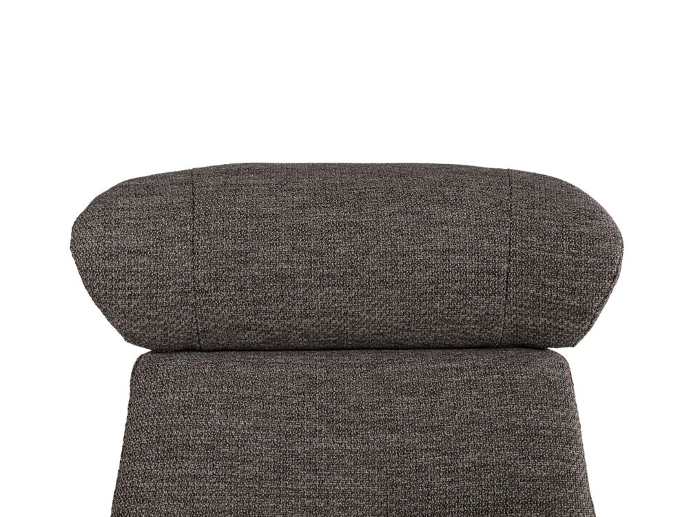 Relaxfauteuil en voetbank TIMEOUT - Grijs / Eik C-CFM-20-RLVBH-C-MA