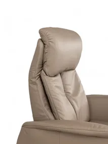 Relaxfauteuil piccolo MADDY - Taupe leder C-HKL-22-RLX3