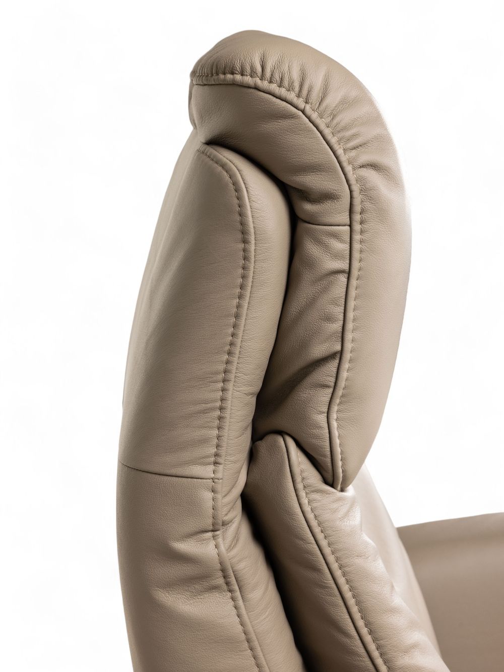 Relaxfauteuil piccolo MADDY - Taupe leder C-HKL-22-RLX3
