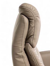 Relaxfauteuil piccolo MADDY - Taupe leder C-HKL-22-RLX3