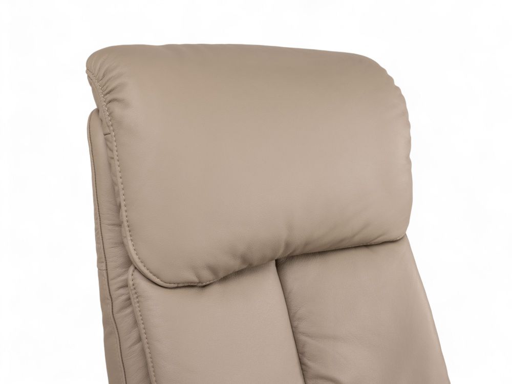 Relaxfauteuil piccolo MADDY - Taupe leder C-HKL-22-RLX3