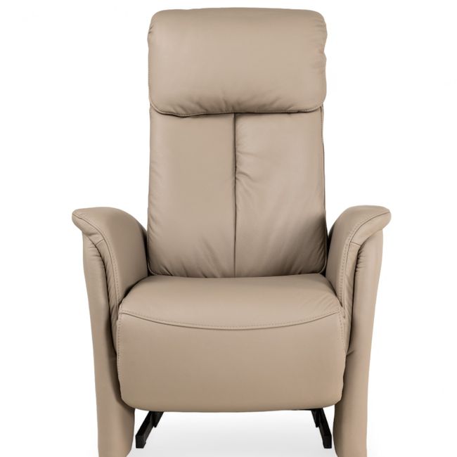 Relaxfauteuil piccolo MADDY - Taupe leder