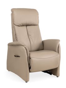 Relaxfauteuil piccolo MADDY - Taupe leder C-HKL-22-RLX3