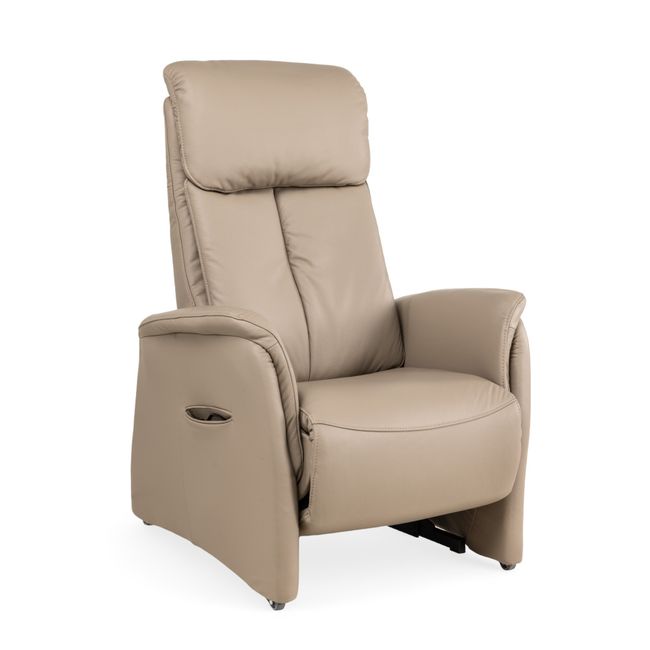 Relaxfauteuil piccolo MADDY - Taupe leder