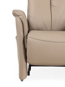 Relaxfauteuil piccolo MADDY - Taupe leder C-HKL-22-RLX3