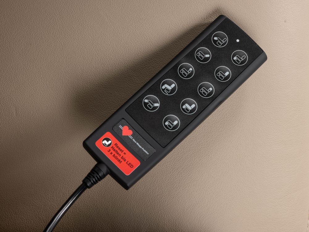 Relaxfauteuil piccolo MADDY - Taupe leder C-HKL-22-RLX3