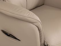 Relaxfauteuil piccolo MADDY - Taupe leder C-HKL-22-RLX3