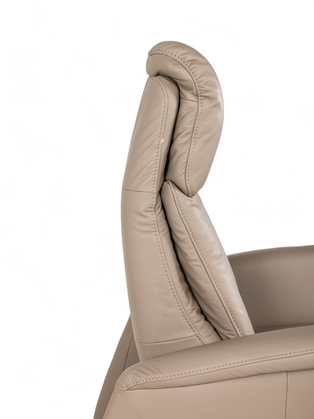 Relaxfauteuil piccolo MADDY - Taupe leder C-HKL-22-RLX2