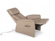 Relaxfauteuil piccolo MADDY - Taupe leder C-HKL-22-RLX2