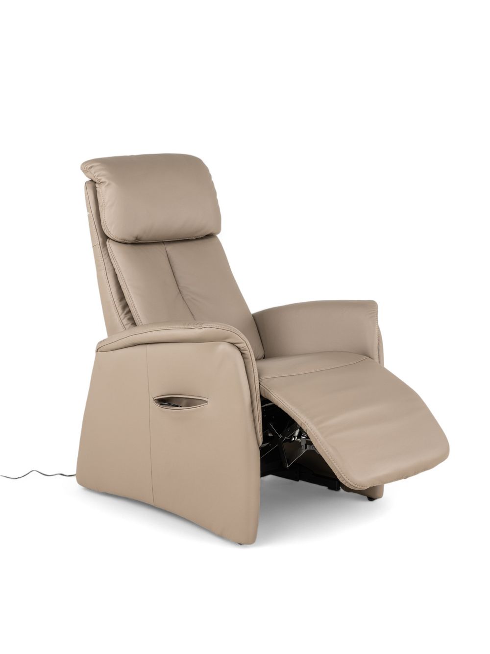 Relaxfauteuil piccolo MADDY - Taupe leder C-HKL-22-RLX2