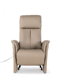 Relaxfauteuil piccolo MADDY - Taupe leder C-HKL-22-RLX2