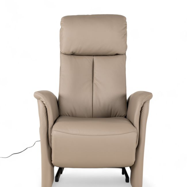 Relaxfauteuil piccolo MADDY - Taupe leder