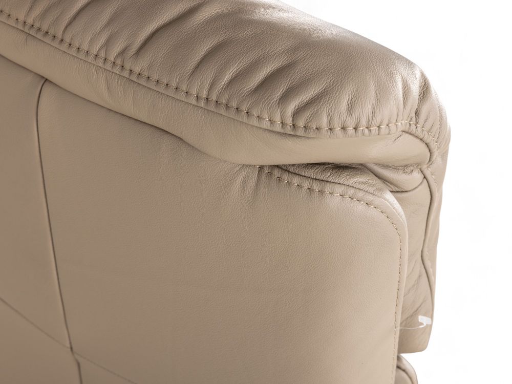 Relaxfauteuil piccolo MADDY - Taupe leder C-HKL-22-RLX2