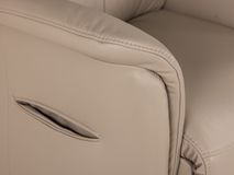 Relaxfauteuil piccolo MADDY - Taupe leder C-HKL-22-RLX2