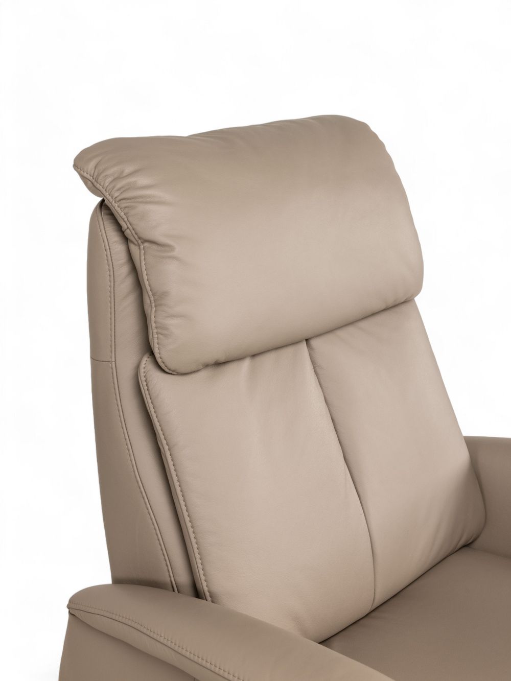 Relaxfauteuil MADDY XL - Taupe leder C-HKL-23-RLX1