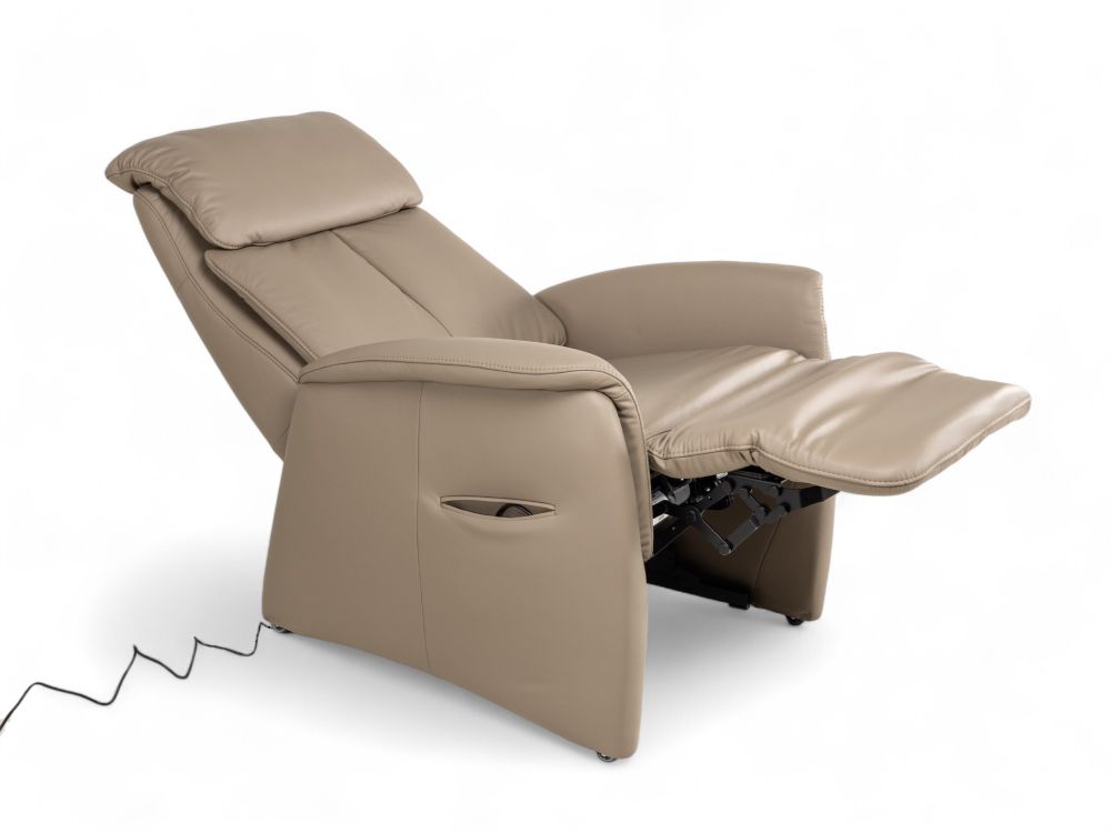 Relaxfauteuil MADDY XL - Taupe leder C-HKL-23-RLX1