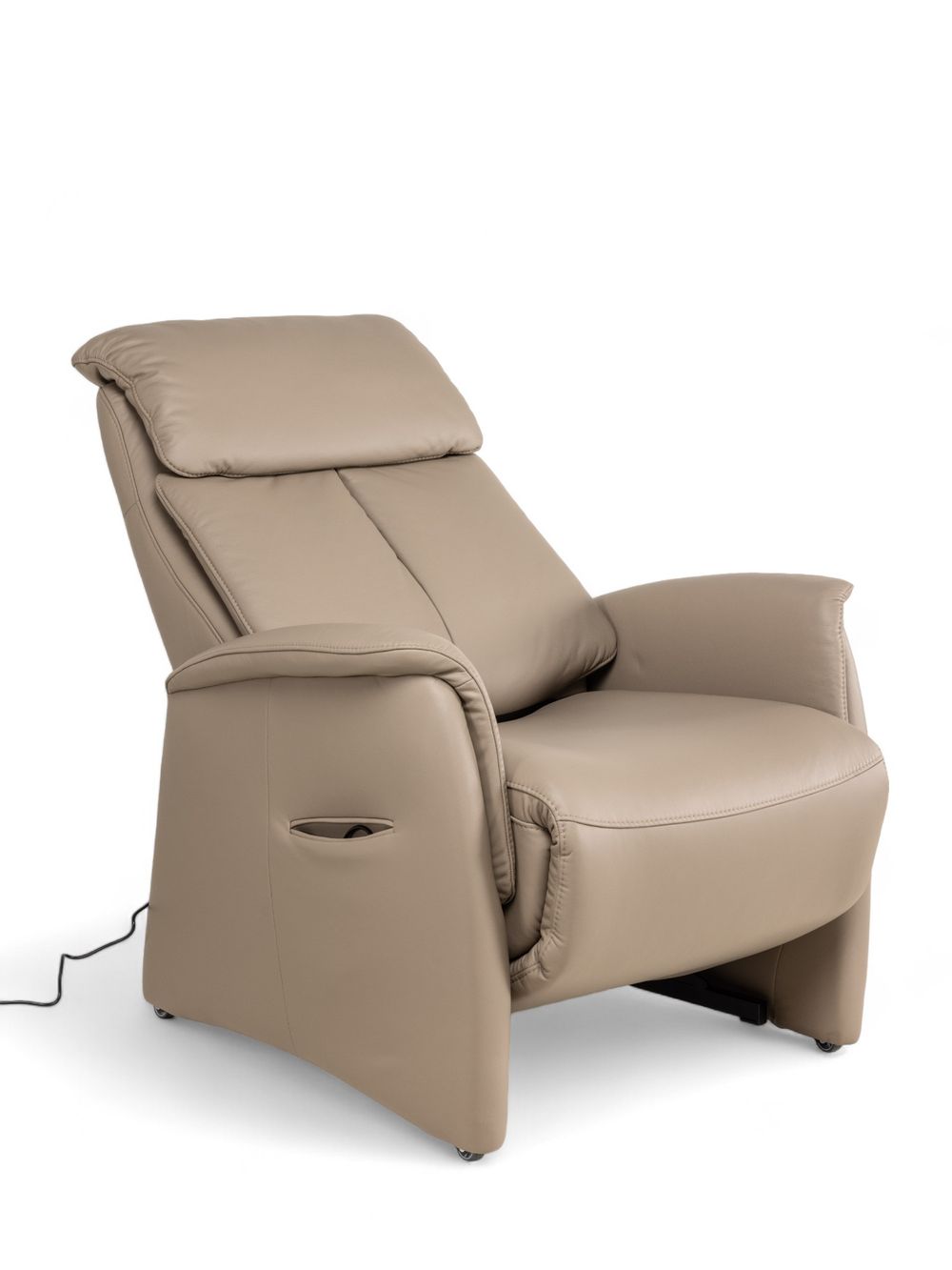 Relaxfauteuil MADDY XL - Taupe leder C-HKL-23-RLX1