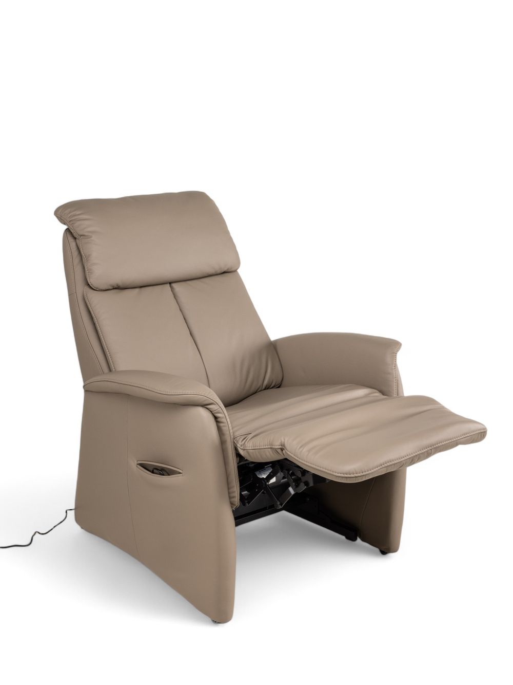 Relaxfauteuil MADDY XL - Taupe leder C-HKL-23-RLX1