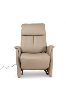 Relaxfauteuil MADDY XL - Taupe leder C-HKL-23-RLX1