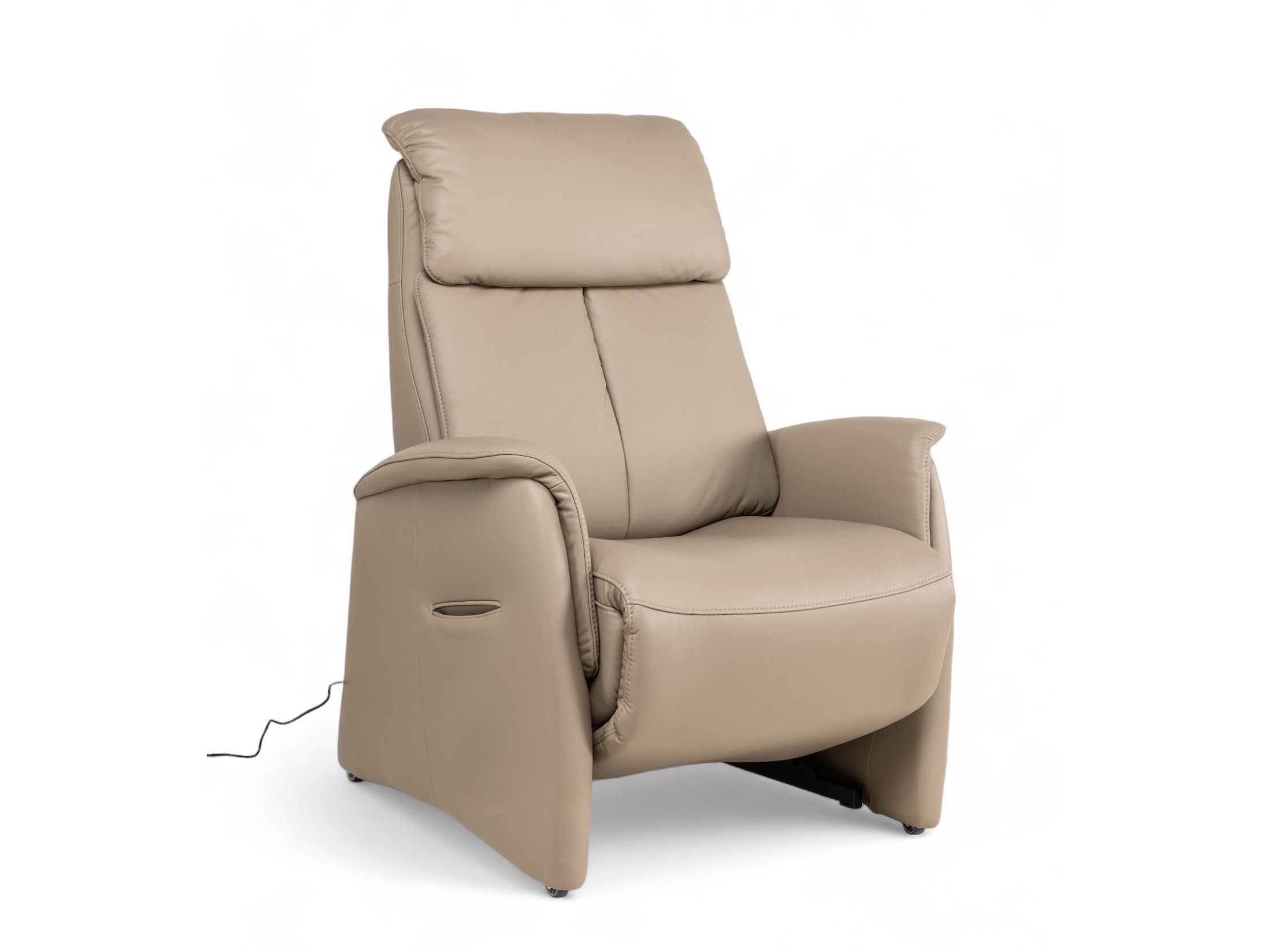 Relaxfauteuil MADDY XL - Taupe leder C-HKL-23-RLX1