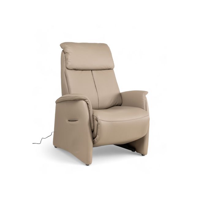 Relaxfauteuil MADDY XL - Taupe leder