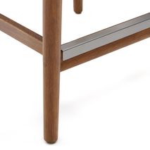 Barstoel NINA - Walnoot / Beige KAV J1100033JJ46