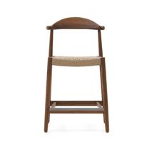 Barstoel NINA - Walnoot / Beige KAV J1100033JJ46