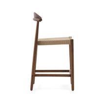 Barstoel NINA - Walnoot / Beige KAV J1100033JJ46