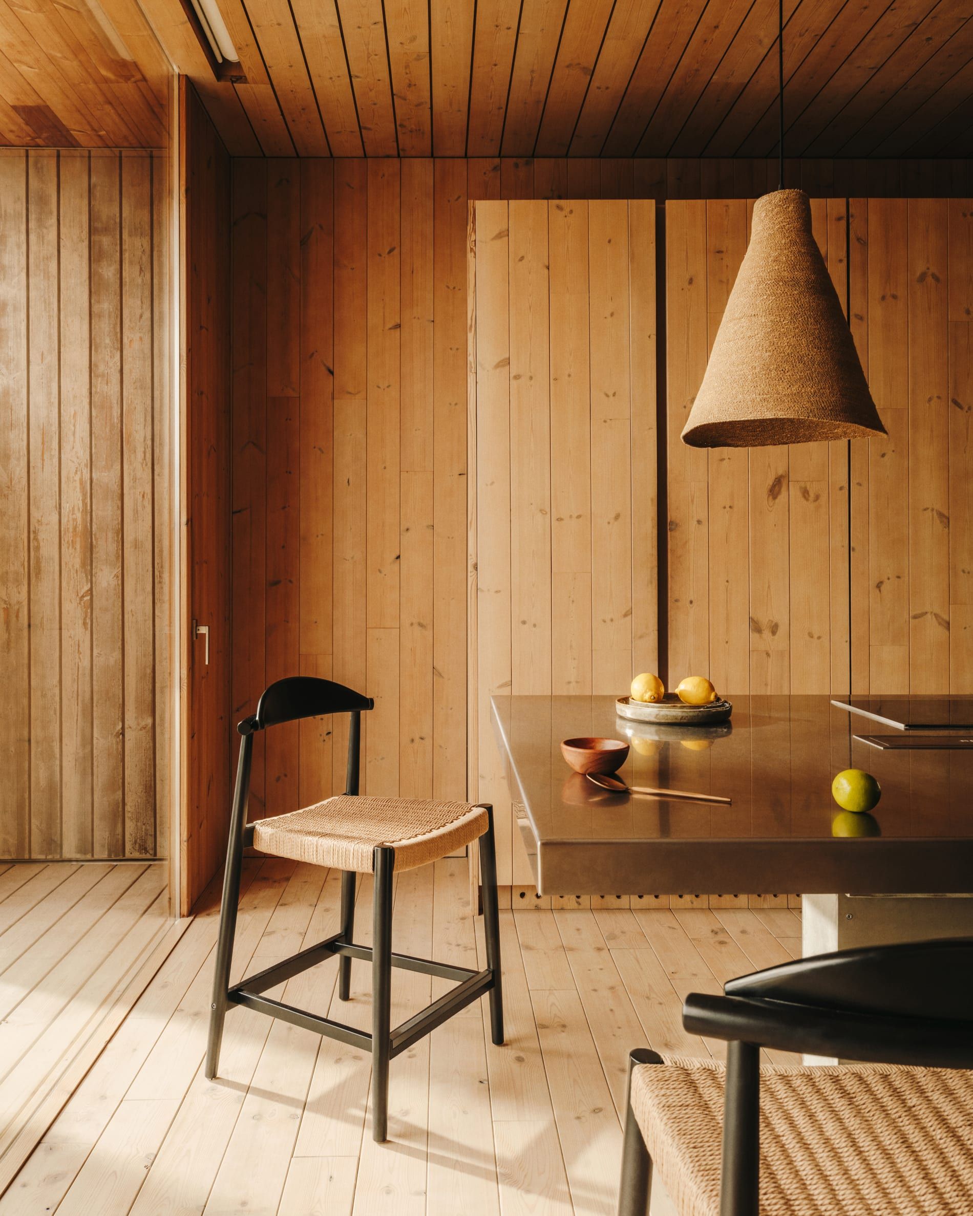 Barstoel NINA - Zwart / Beige