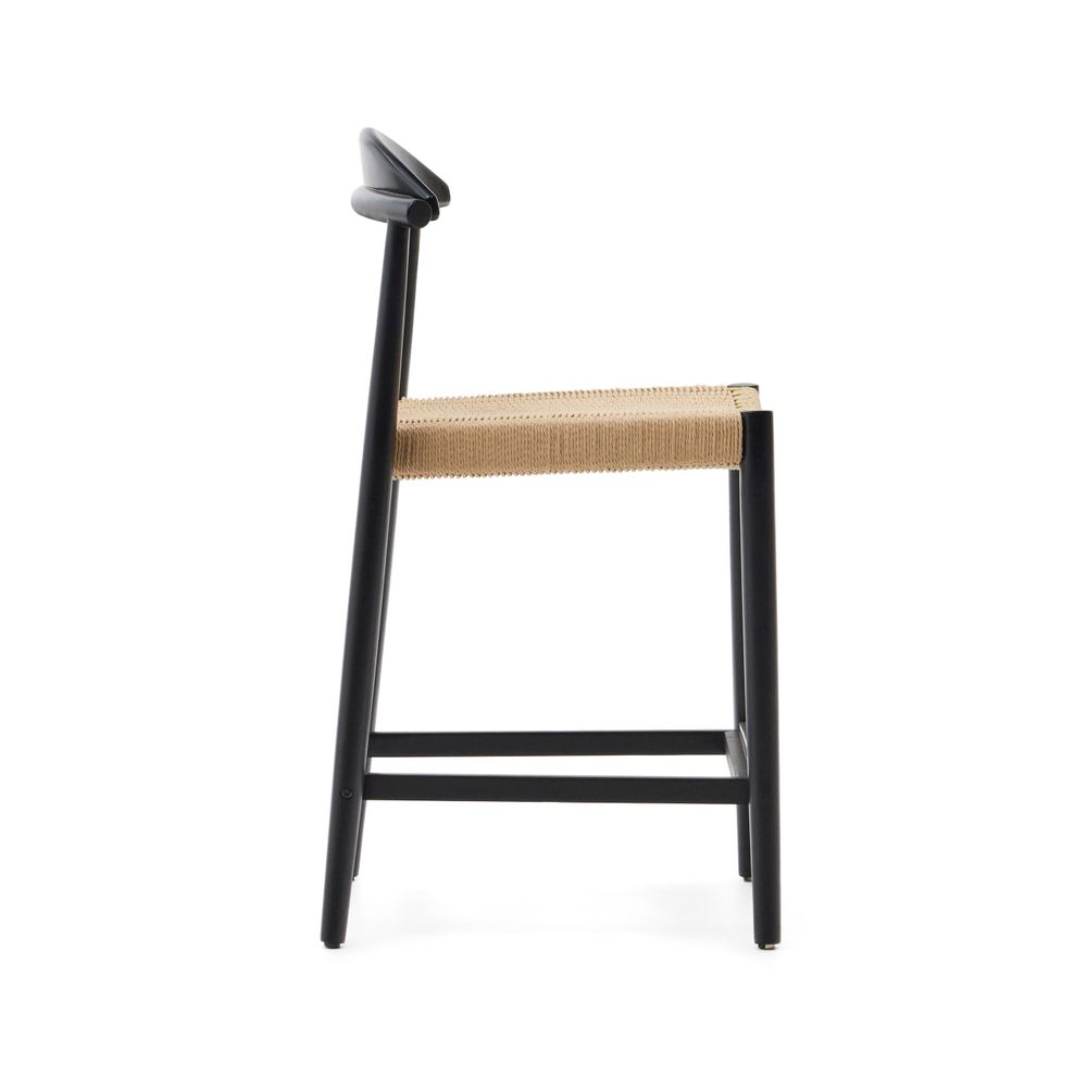 Barstoel NINA - Zwart / Beige KAV J1100035CP46