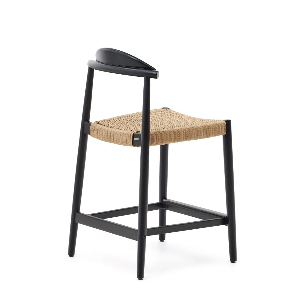 Barstoel NINA - Zwart / Beige KAV J1100035CP46
