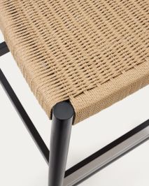 Barstoel NINA - Zwart / Beige KAV J1100035CP46