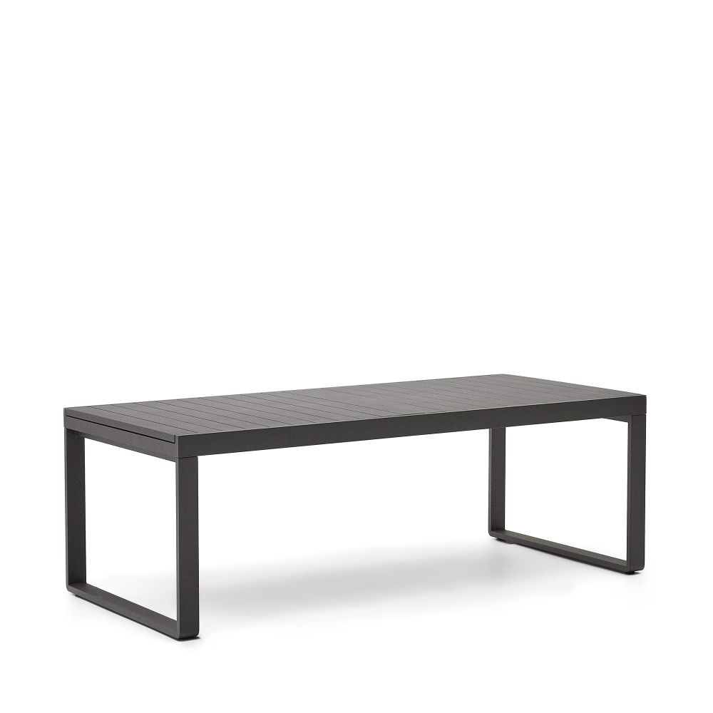 Uitschuifbare tuintafel GALDANA - Donkergrijs KAV J0100070NN02