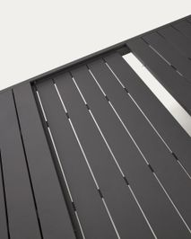 Uitschuifbare tuintafel GALDANA - Donkergrijs KAV J0100070NN02