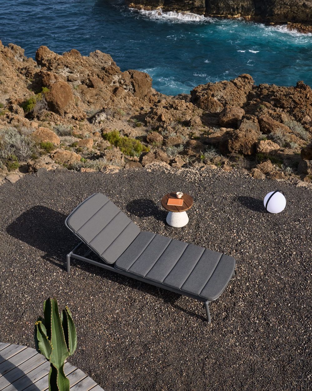 Ligstoel MARCONA - Antraciet KAV J1300011NN02